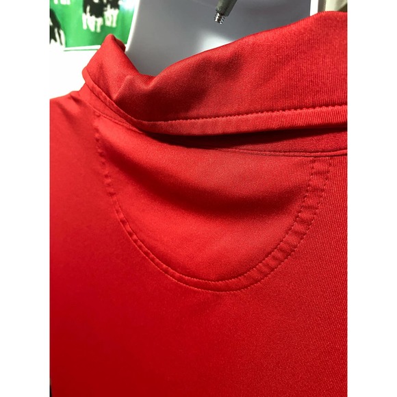 Bobby Jones Performance Golf Polo Blue Solid Men's XXL Red Short Sleeve - Picture 4 of 10